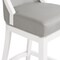 Alaterre Furniture Ellie Bar Height Stool with Back, White, 2PK ANEL02PDCR2 - alternate 2